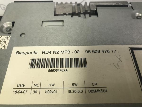Rádio / auto-rádio PEUGEOT 407 Coupé (6C_) Imagem-1