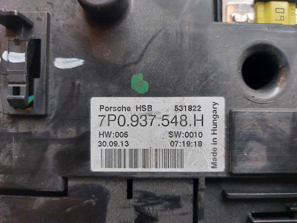 Caixa fusíveis da bateria PORSCHE Cayenne (92A) Imagem-1