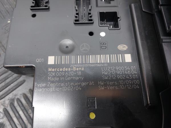 Fuse box / SAM / BSI MERCEDES-BENZ Classe E Cabriolet (A207) Imagem-9