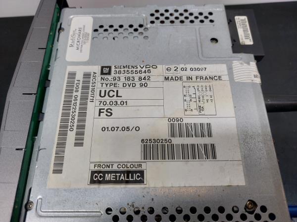 Rádio / auto-rádio OPEL Zafira B (A05) Imagem-2