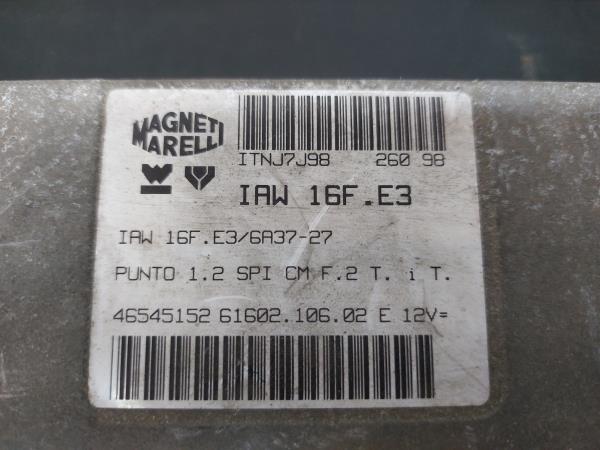 Calculateur /  Unité de contrôle moteur FIAT Punto (176_) Imagem-1