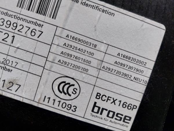 Alzavetro anteriore sinistro MERCEDES-BENZ GLE Coupé (C292) Imagem-1