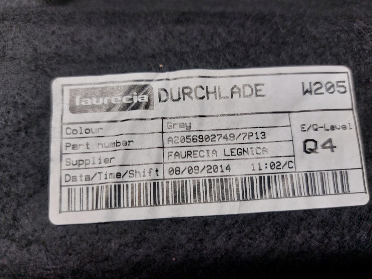 Chapeleira / tampo da mala MERCEDES-BENZ Classe C (W205) Imagem-11