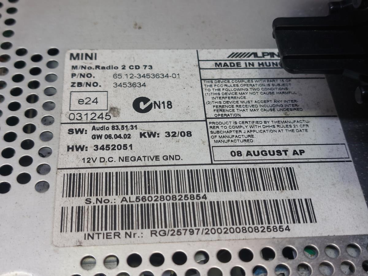 Rádio / auto-rádio MINI Mini (R56) Imagem-6