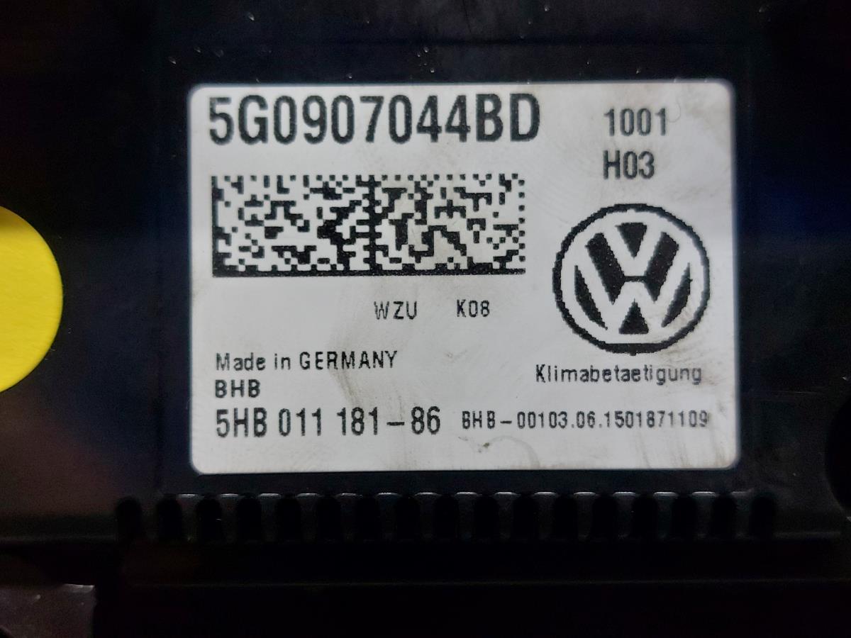Commande chauffage VOLKSWAGEN Golf VII (5G1, BQ1, BE1, BE2) Imagem-6