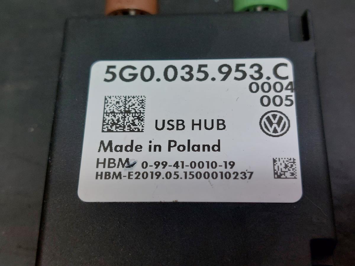 Módulo USB / AUX / IPOD VOLKSWAGEN Golf VII (5G1, BQ1, BE1, BE2) Imagem-1