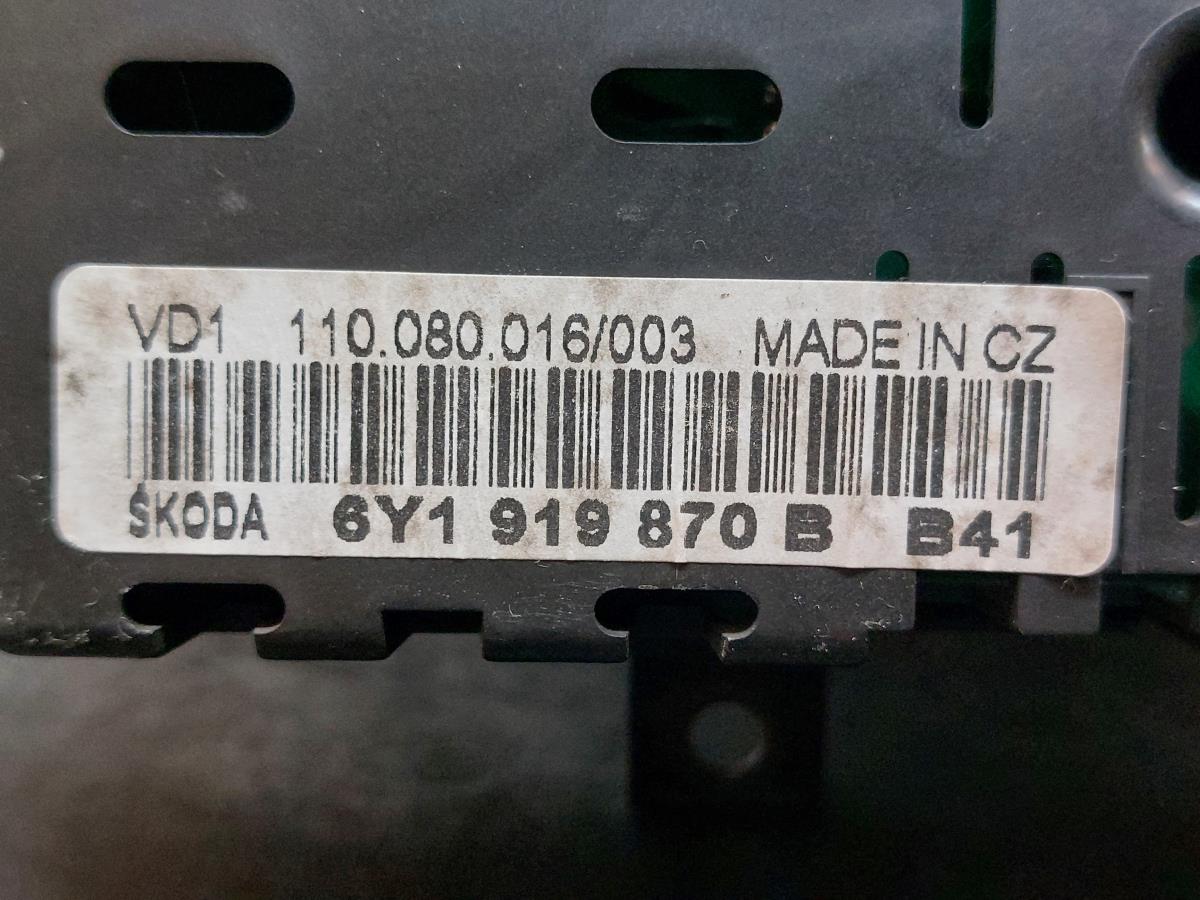 Quadrante / painel de instrumentos SKODA Fabia I Break (6Y5) Imagem-8