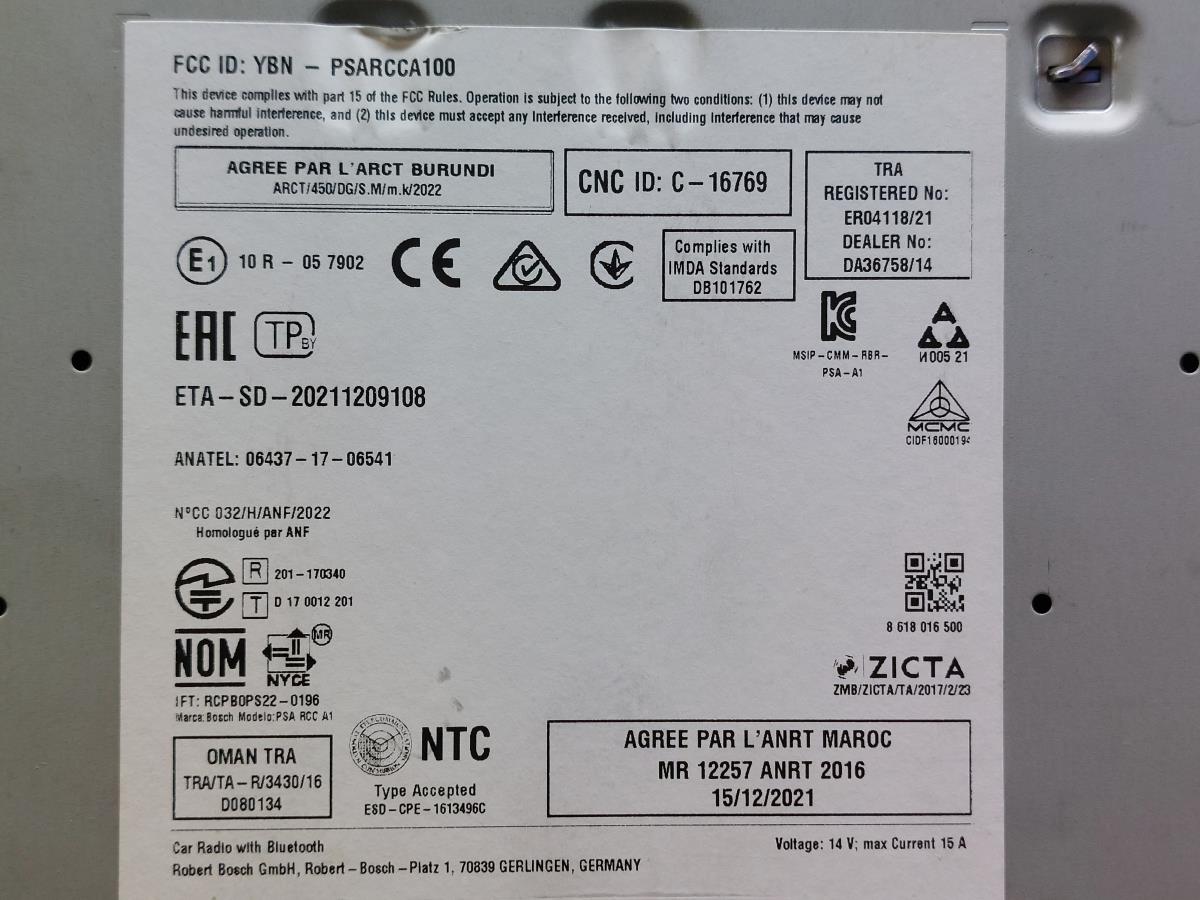 Rádio / auto-rádio OPEL Corsa F Imagem-7