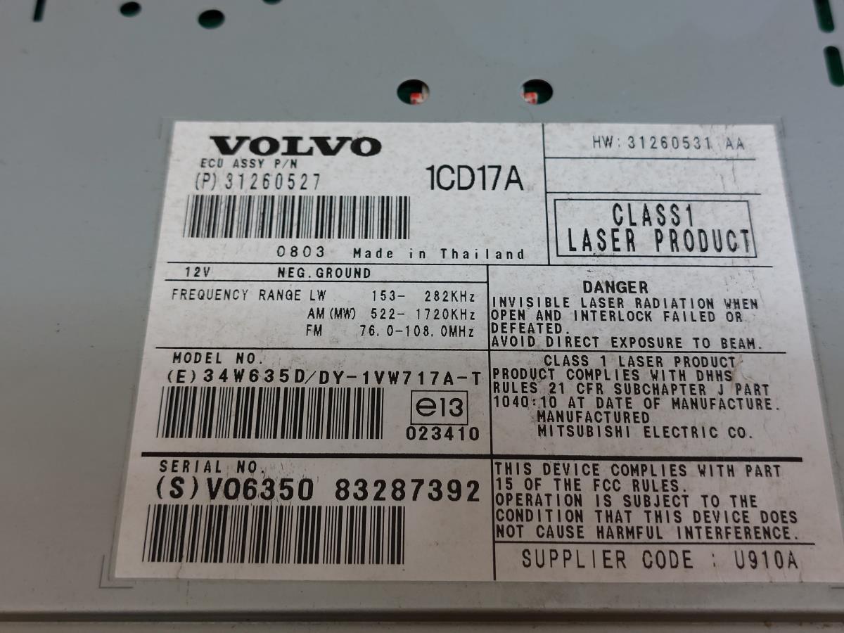 Rádio / auto-rádio VOLVO S40 II (MS) Imagem-3