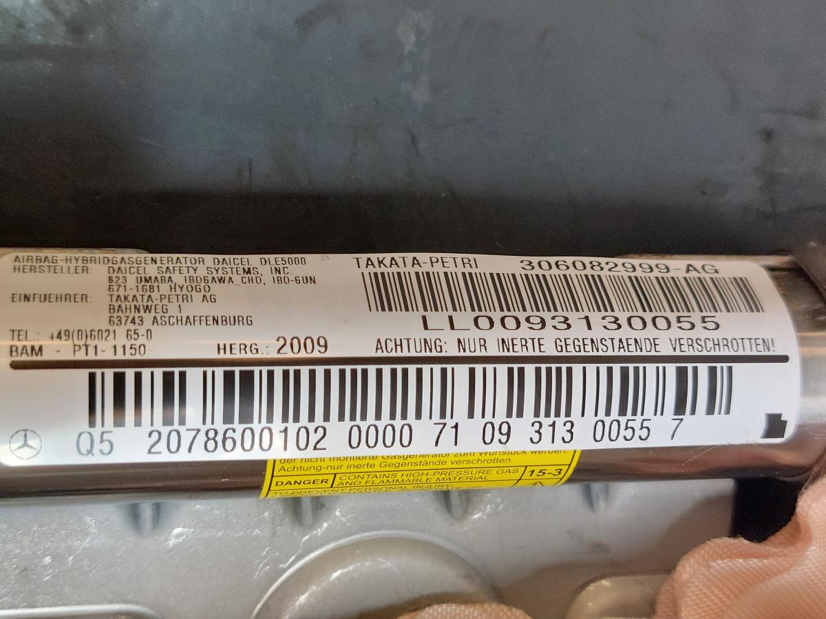 Airbag cortina esquerdo MERCEDES-BENZ Classe E Coupé (C207) Imagem-4