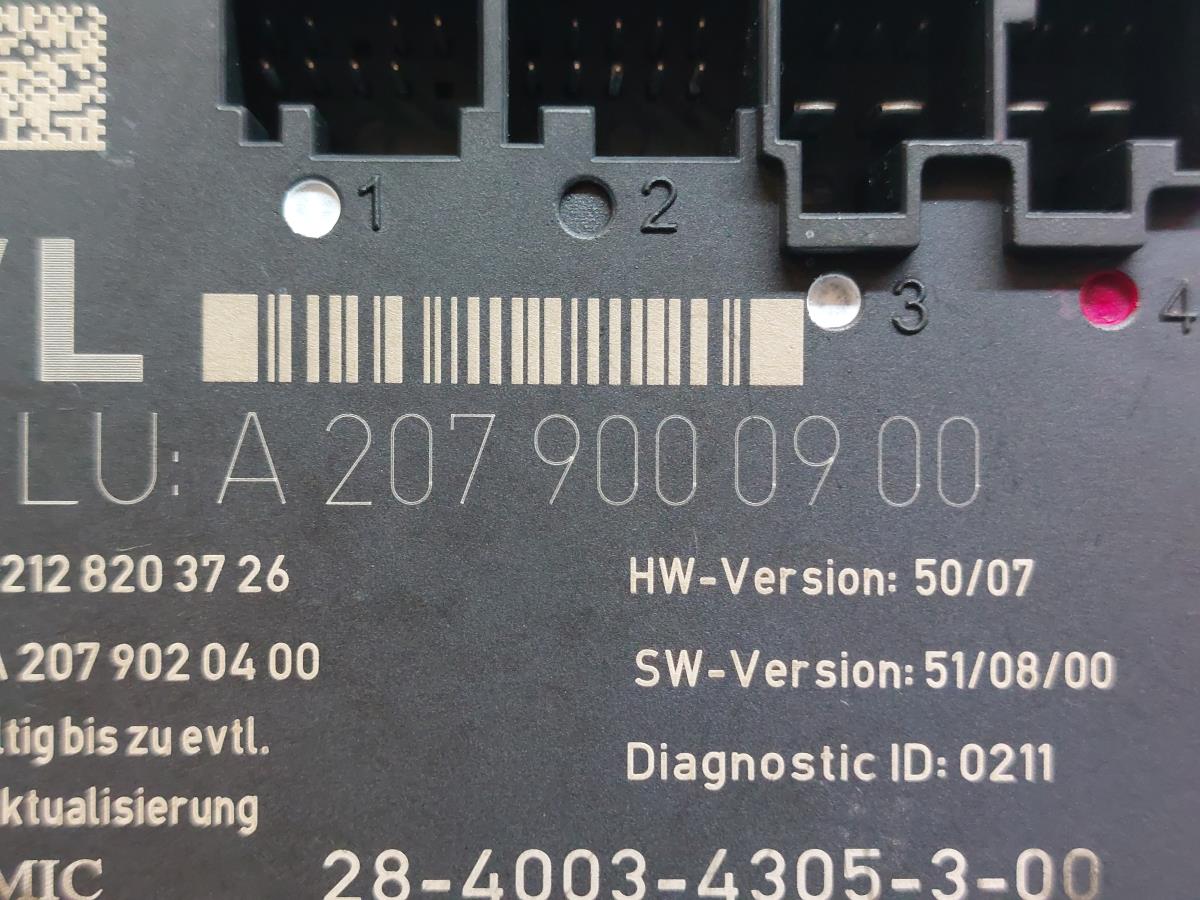 Module porte avant gauche MERCEDES-BENZ Classe E Coupé (C207) Imagem-1