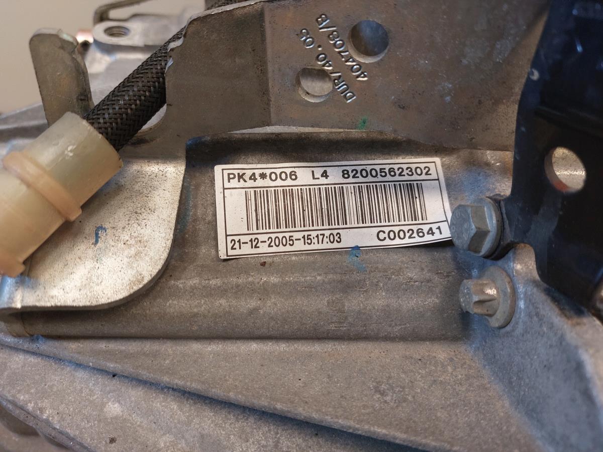 Manual gearbox RENAULT Laguna II (BG0/1_) Imagem-8