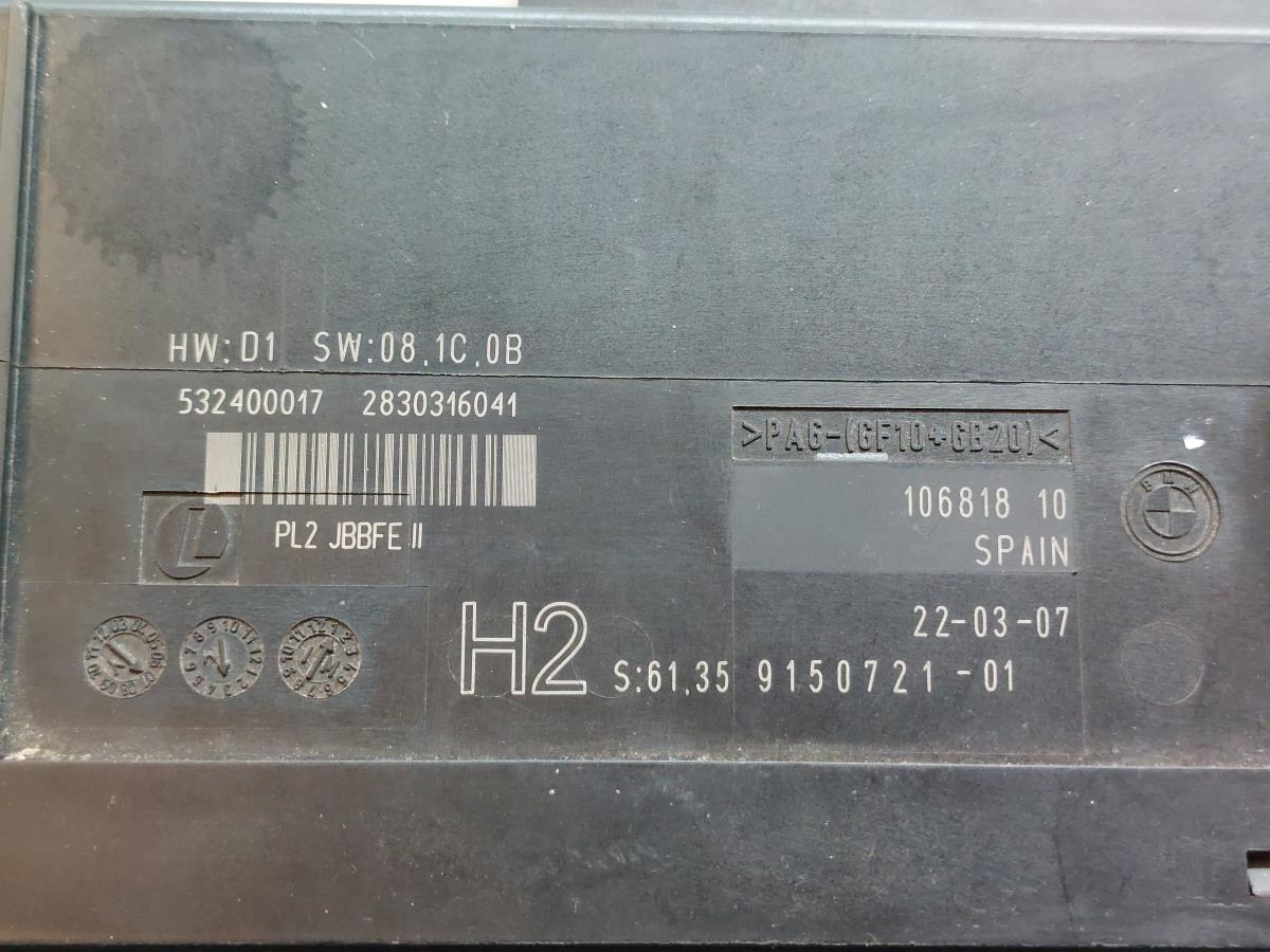 Boîte de fusibles / SAM / BSI BMW 1 (E87) Imagem-1