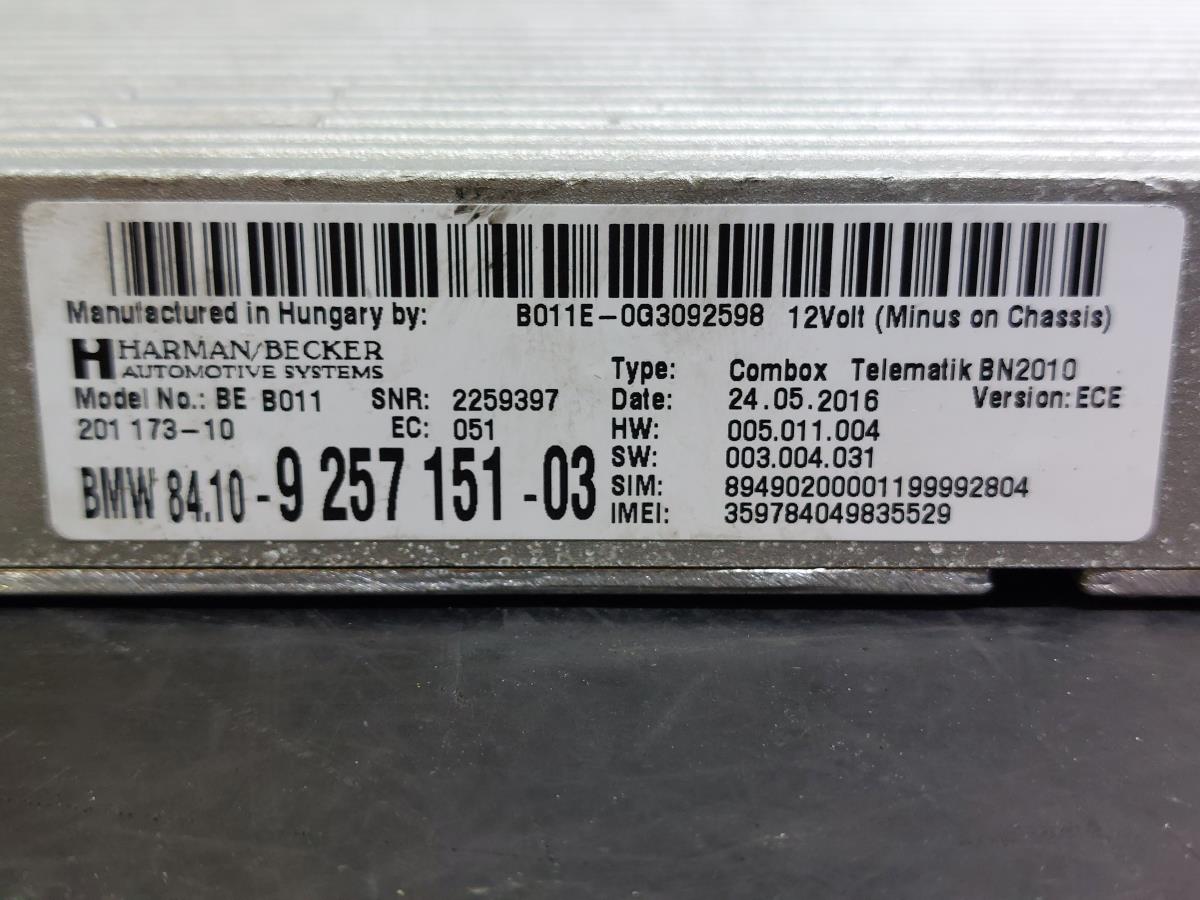 Modulo Bluetooth BMW 6 Cabriolet (F12) Imagem-6