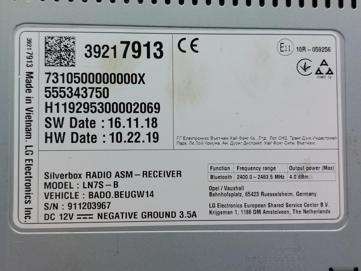 Rádio / auto-rádio OPEL Astra K Imagem-8