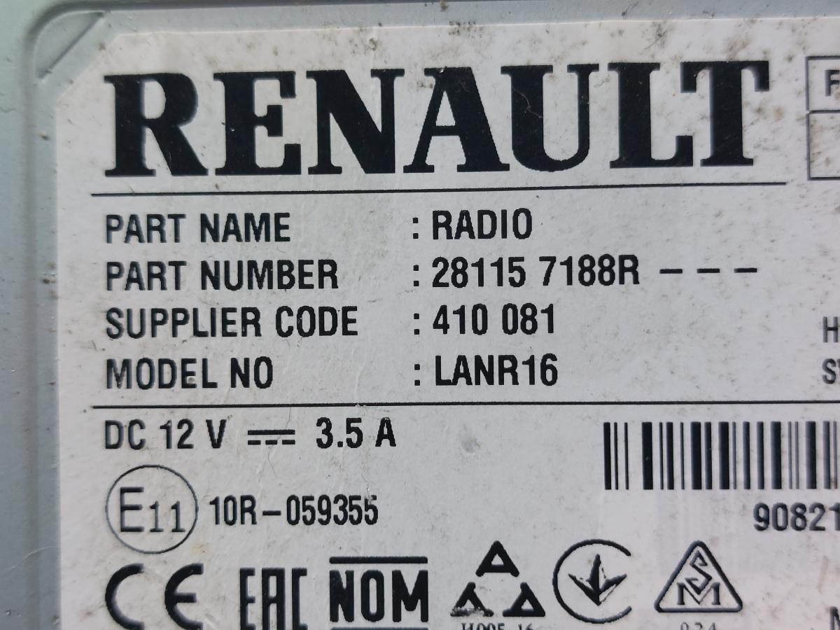 Car radio RENAULT Scénic IV (J9_) Imagem-1