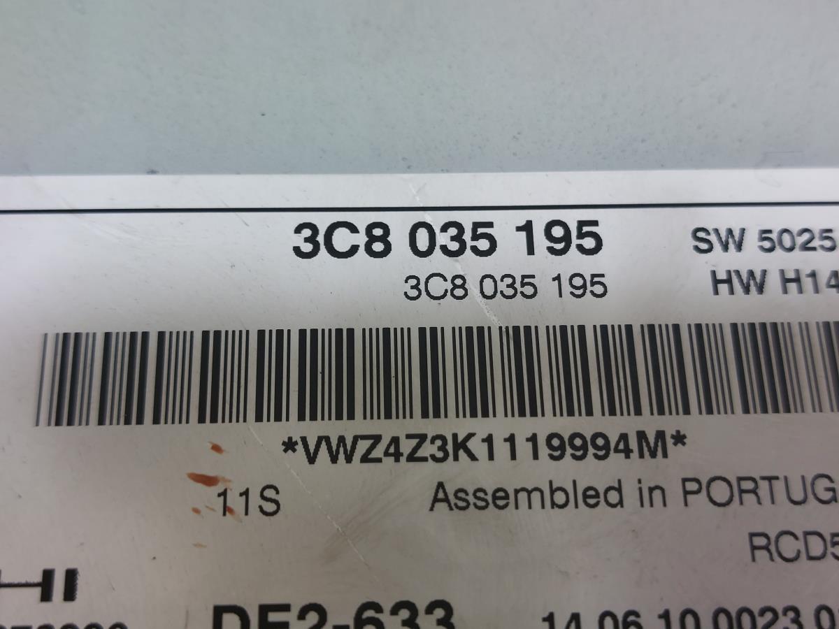 Rádio / auto-rádio VOLKSWAGEN Passat (3C2) Imagem-11