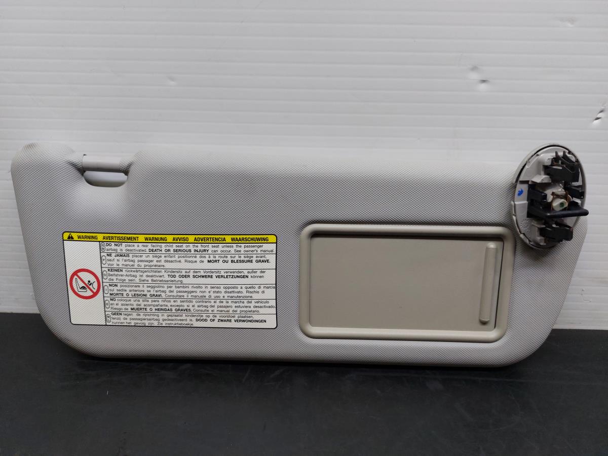Right Sun Visor TOYOTA Avensis Sedan (_T27_)