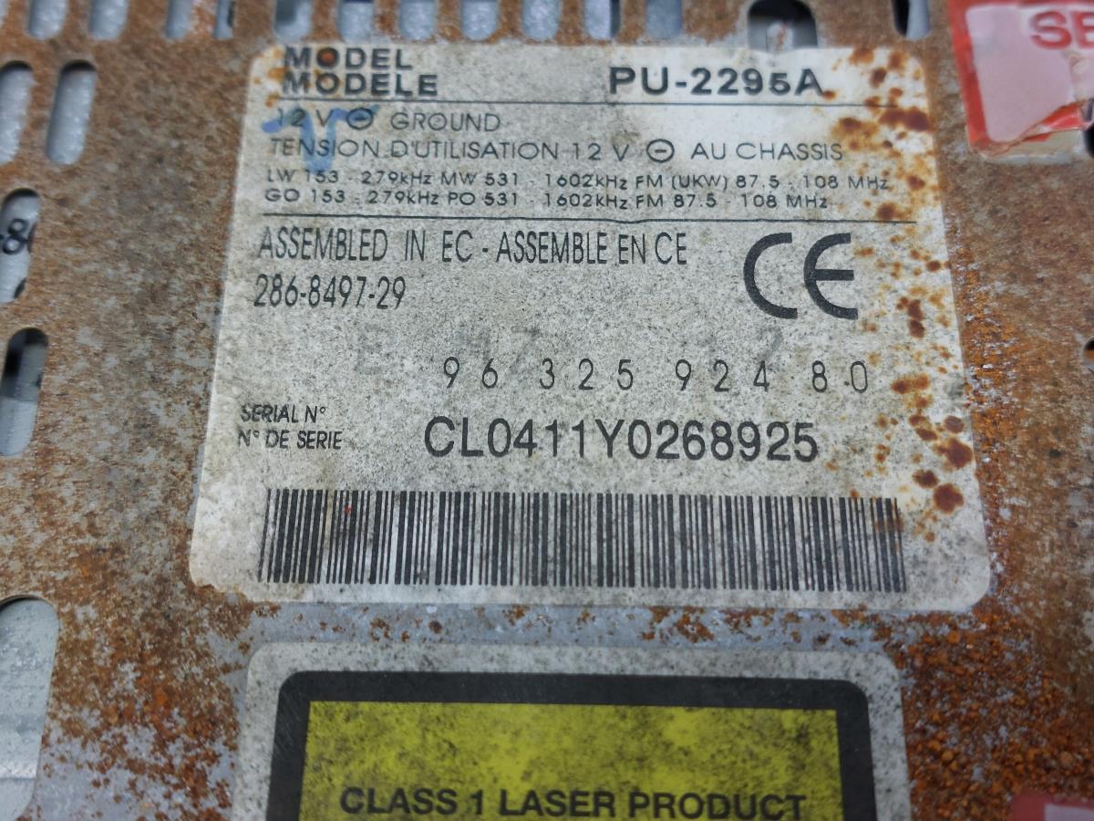 Rádio / auto-rádio CITROËN Xsara Picasso (N68) Imagem-4