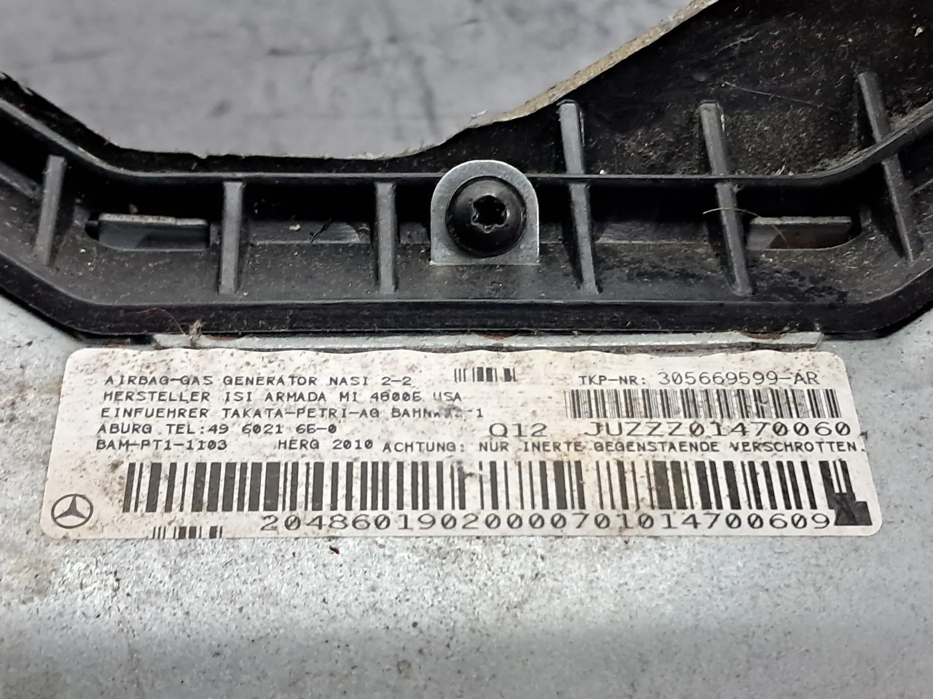 Kit de airbags MERCEDES-BENZ Classe E Cabriolet (A207) Imagem-11