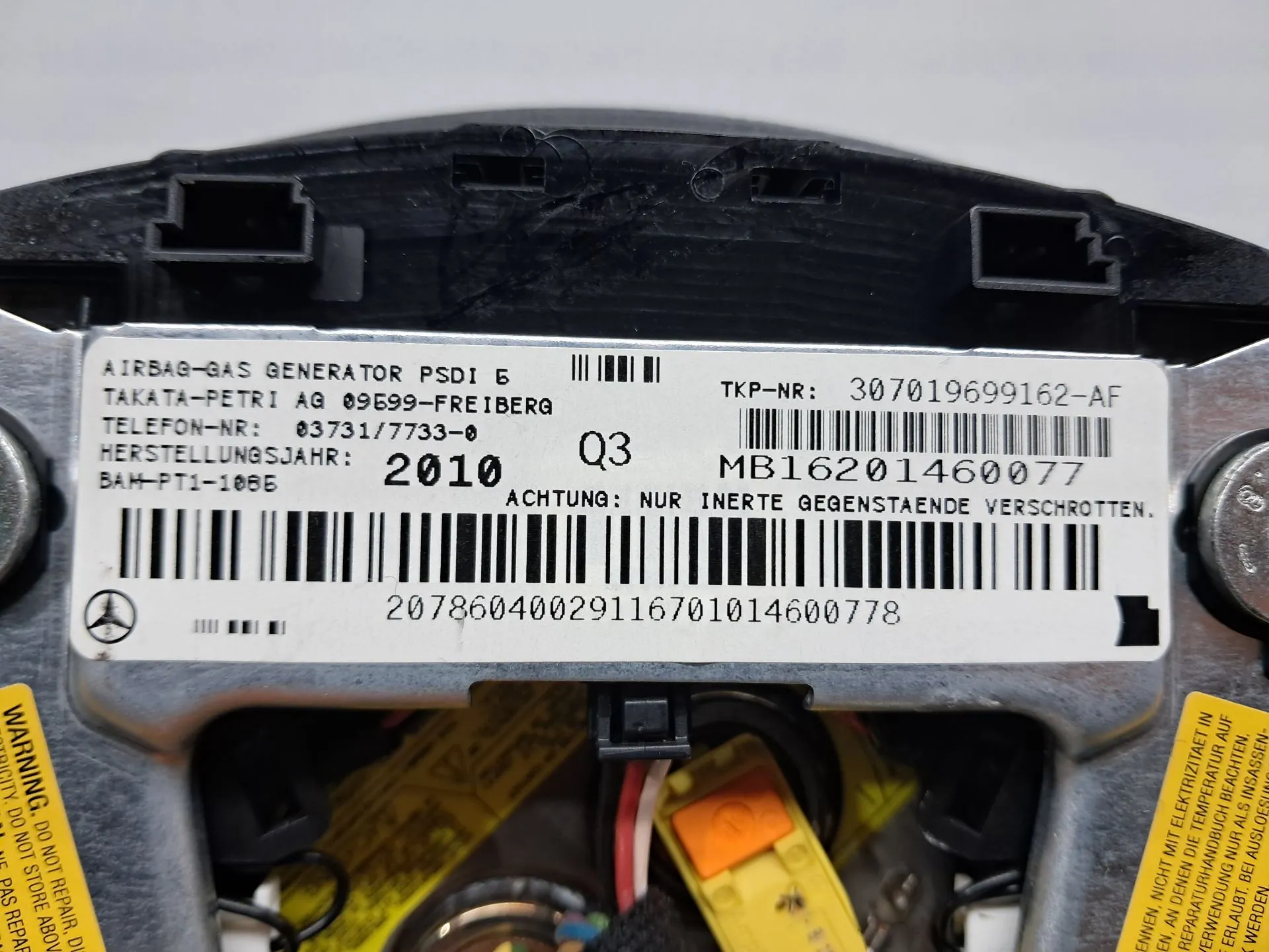 Kit de airbags MERCEDES-BENZ Classe E Cabriolet (A207) Imagem-16