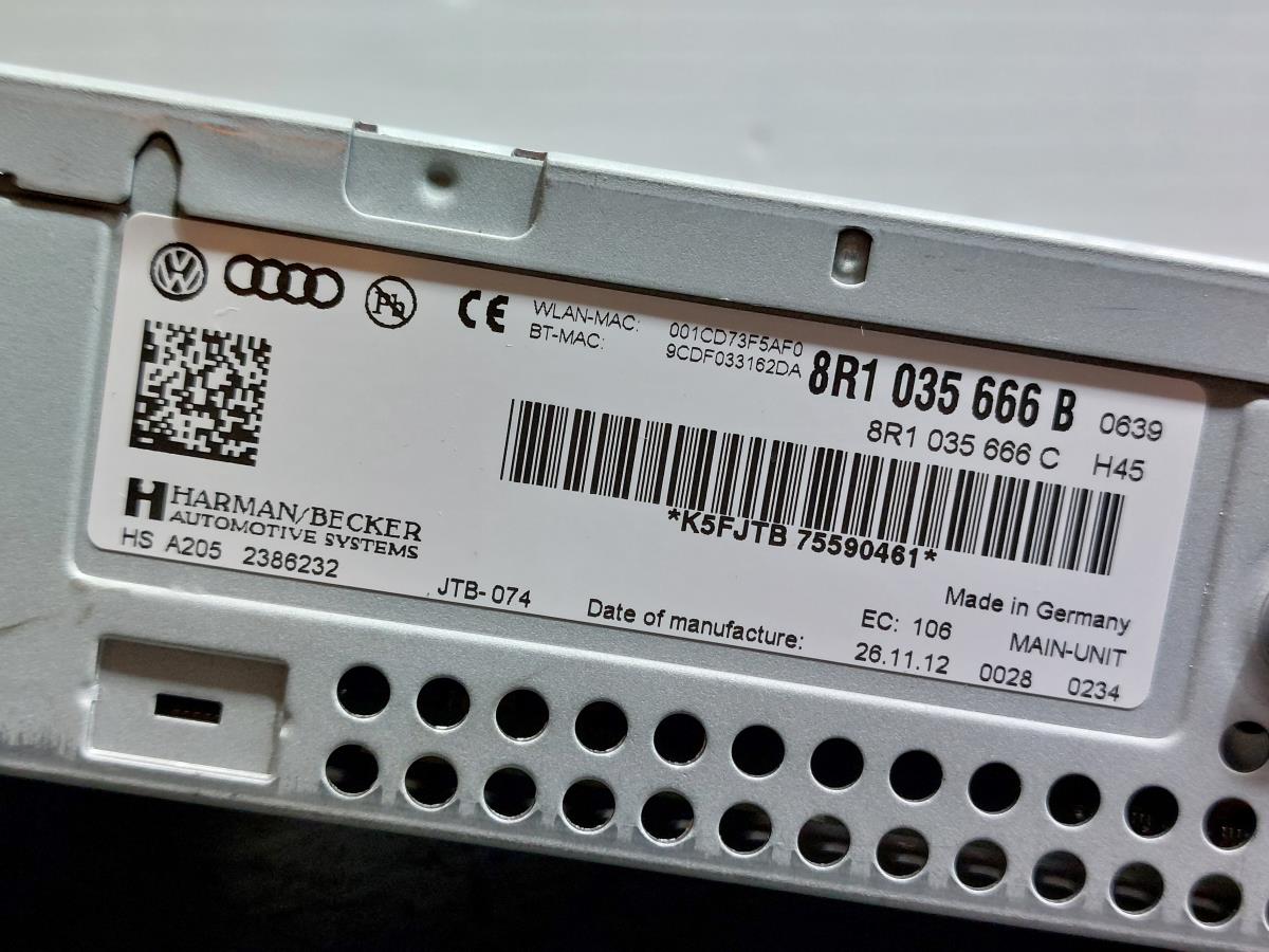 Rádio / auto-rádio AUDI A4 Avant (8K5, B8) Imagem-9