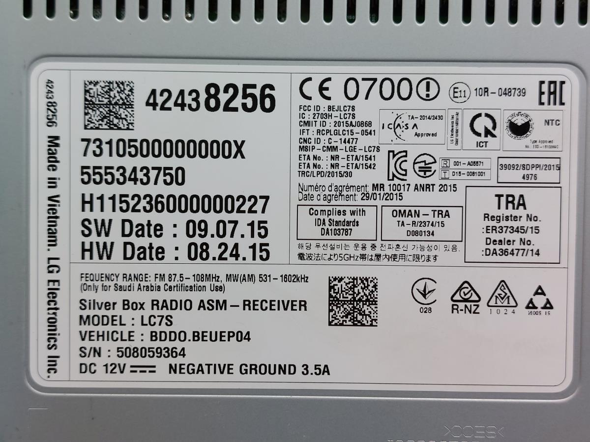 Rádio / auto-rádio OPEL Astra K Imagem-6