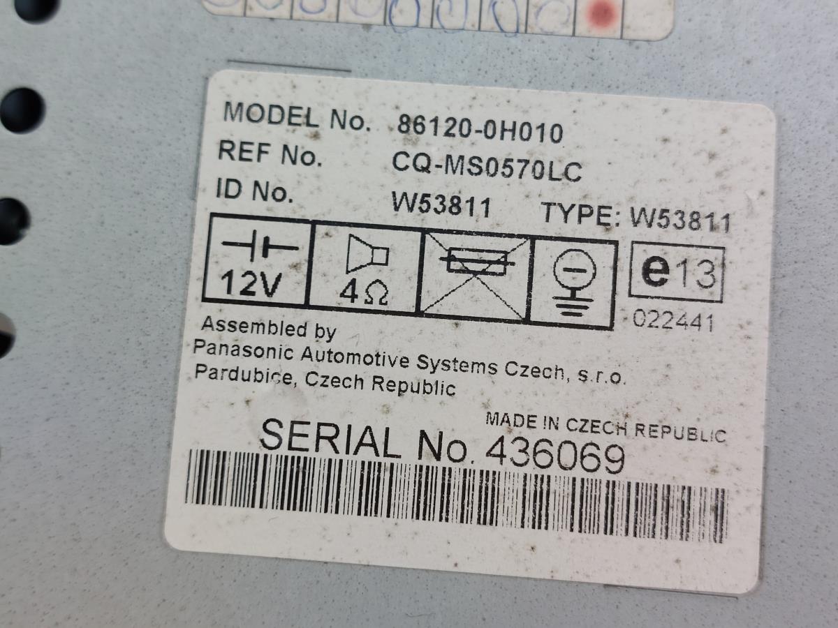 Rádio / auto-rádio TOYOTA Aygo (_B1_) Imagem-3