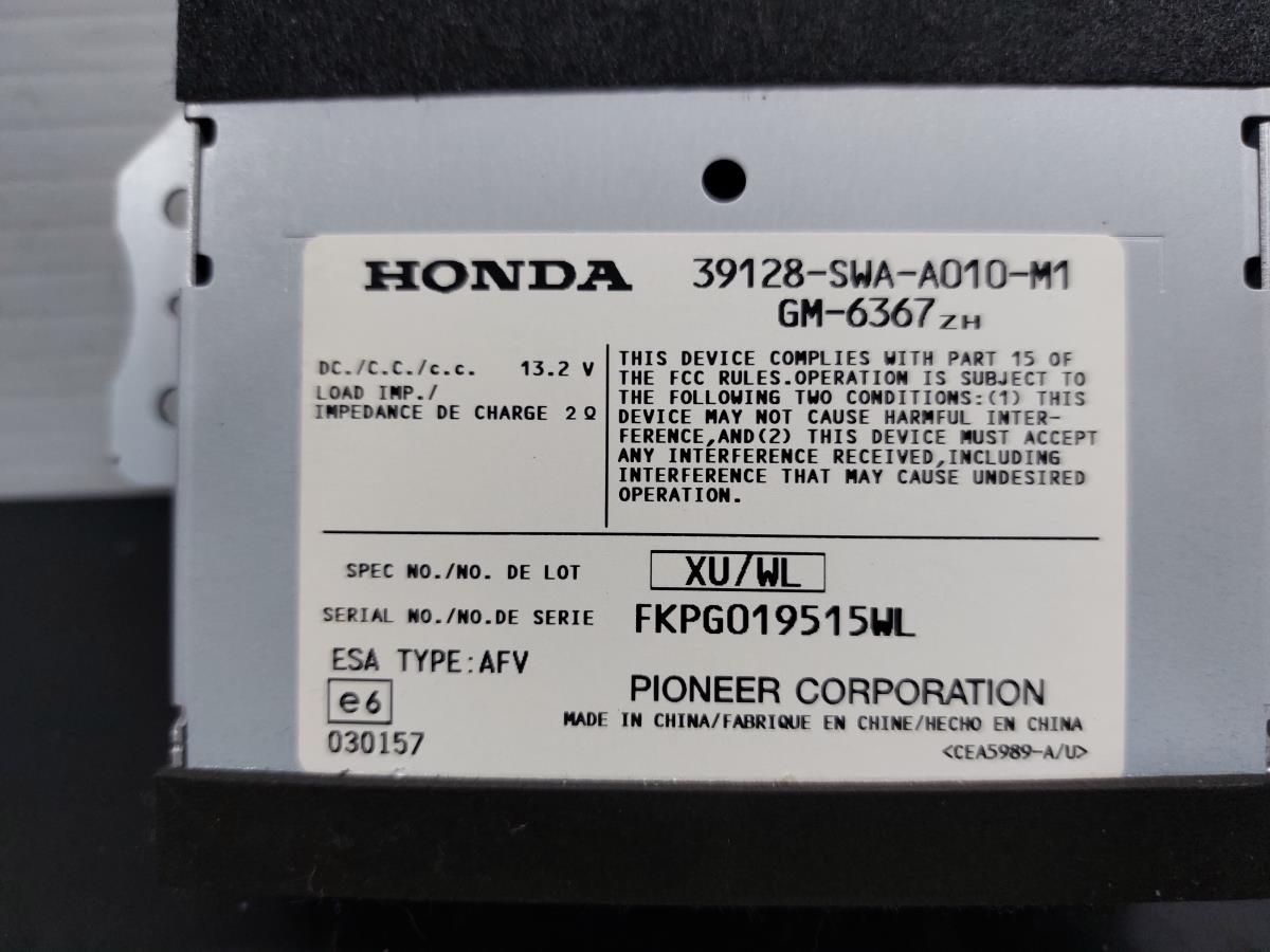 Amplificador de colunas HONDA CR-V III (RE_) Imagem-1