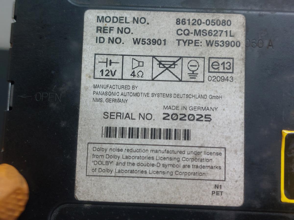 Rádio / auto-rádio TOYOTA Avensis Liftback (_T25_) Imagem-8