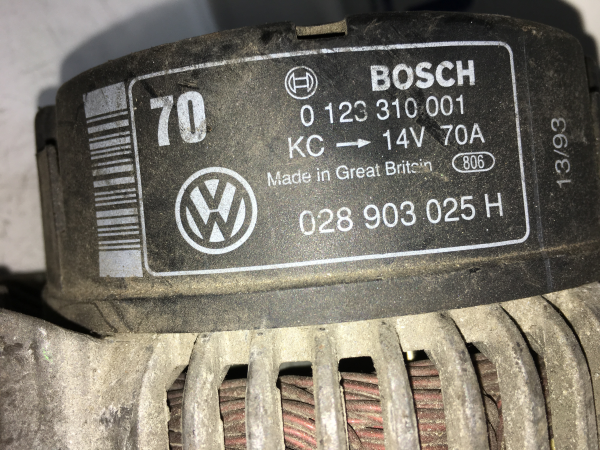 Alternador VOLKSWAGEN Golf III (1H1) Imagem-3