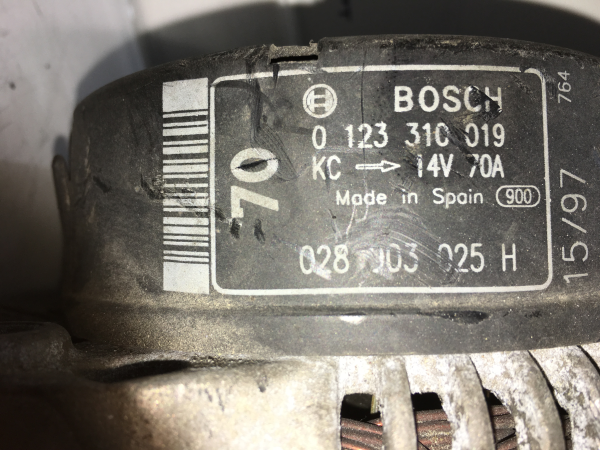 Alternador VOLKSWAGEN Golf III (1H1) Imagem-3