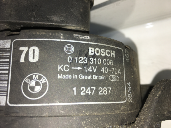 Alternador BMW 3 Coupé (E36) Imagem-3