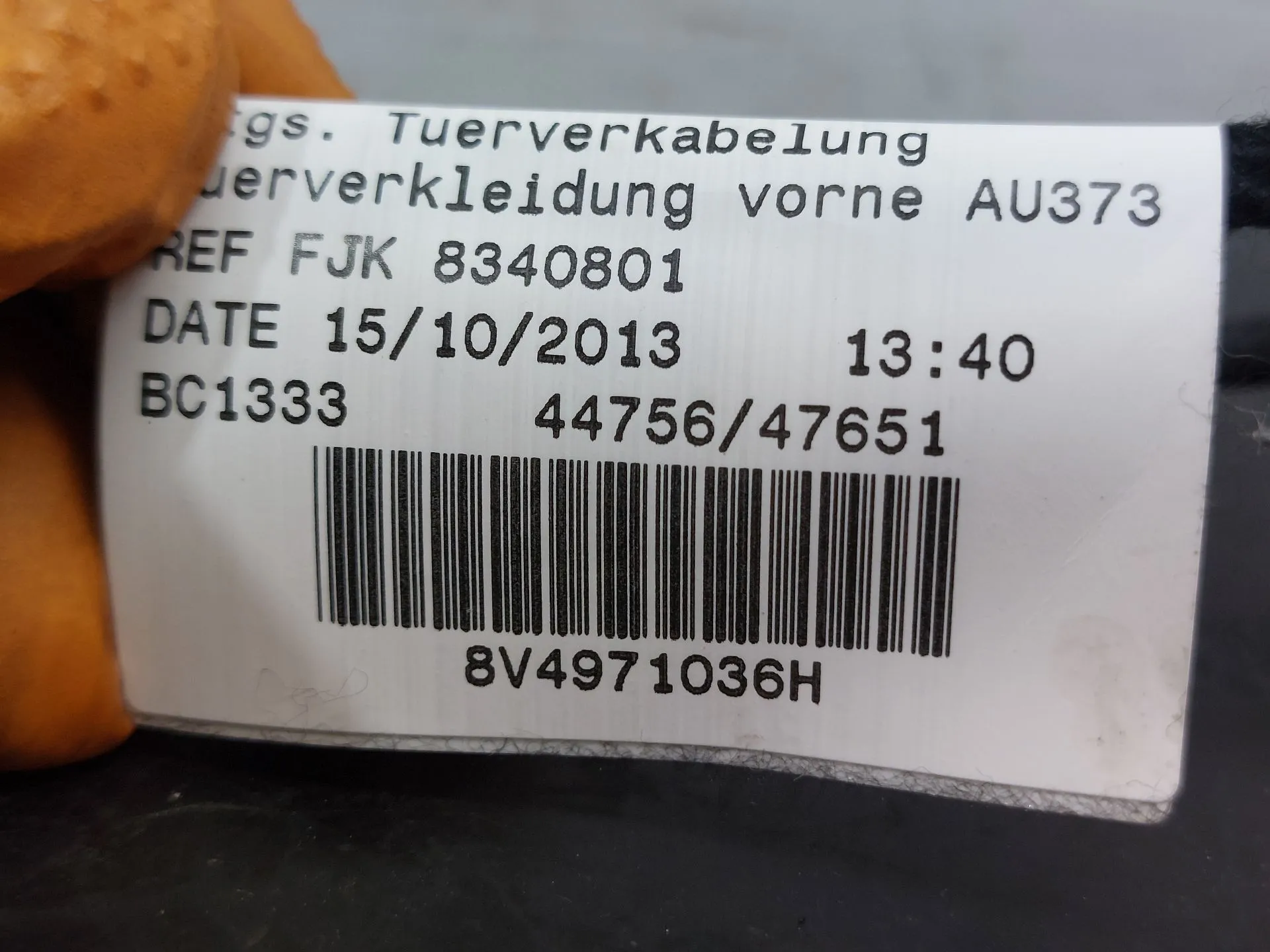 Impianto elettrico interno / cablaggio interno AUDI A3 Sportback (8VA, 8VF) Imagem-3