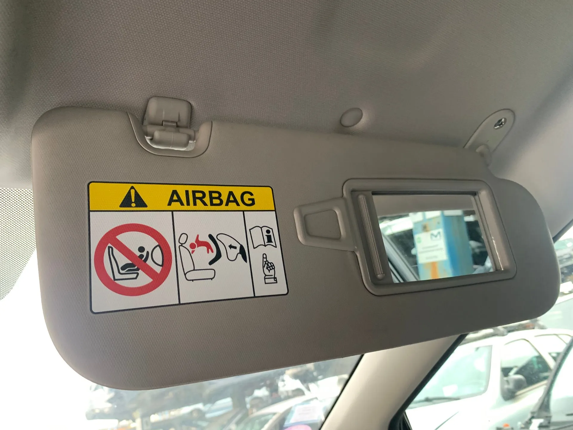Right Sun Visor KIA Ceed (JD) Imagem-1