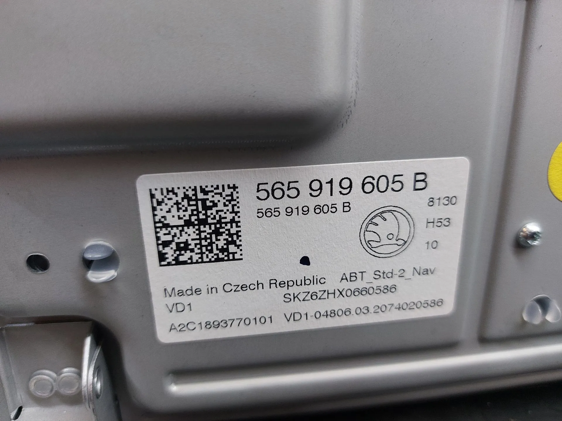 Rádio / auto-rádio SKODA Kodiaq (NS7) Imagem-3