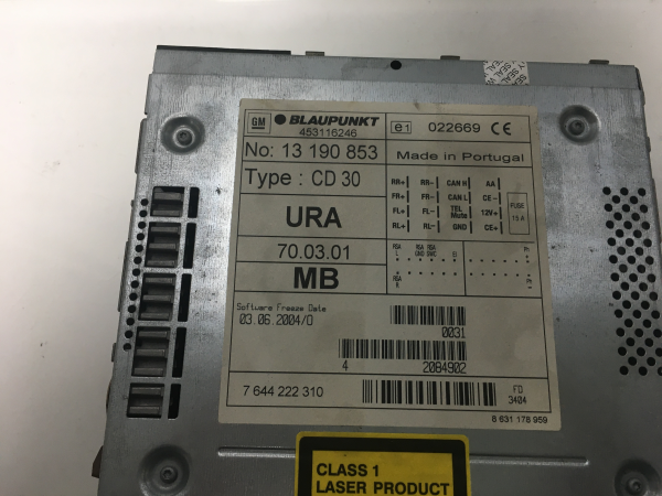 Rádio / auto-rádio OPEL Vectra C Imagem-2