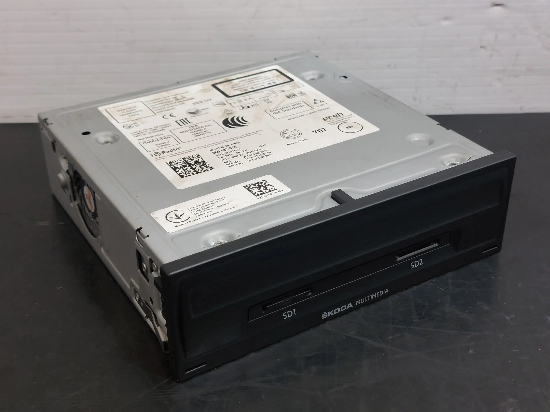 Rádio / auto-rádio SKODA Kodiaq (NS7)