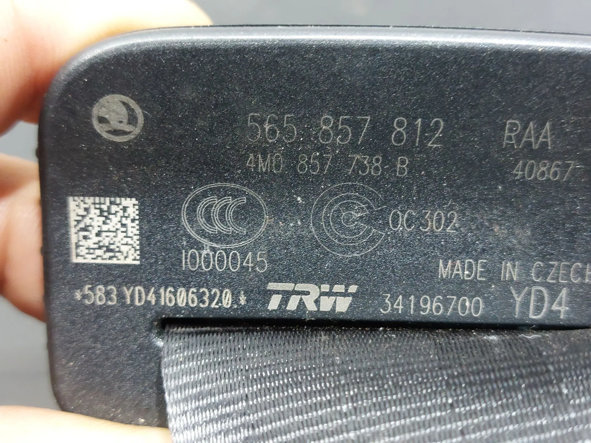 Cintura posteriore destra SKODA Kodiaq (NS7) Imagem-6