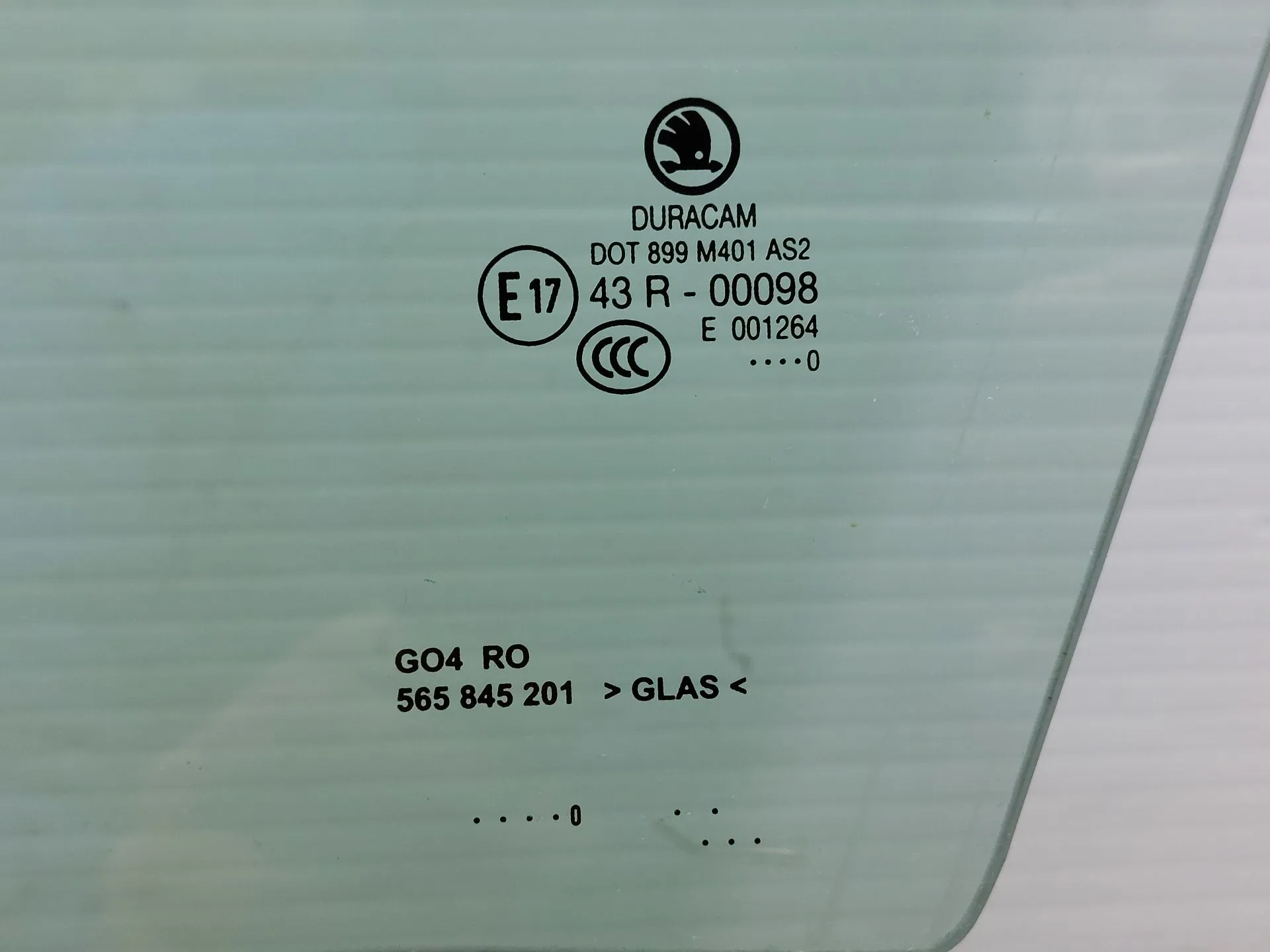 Vetro porta anteriore sinistra SKODA Kodiaq (NS7) Imagem-2
