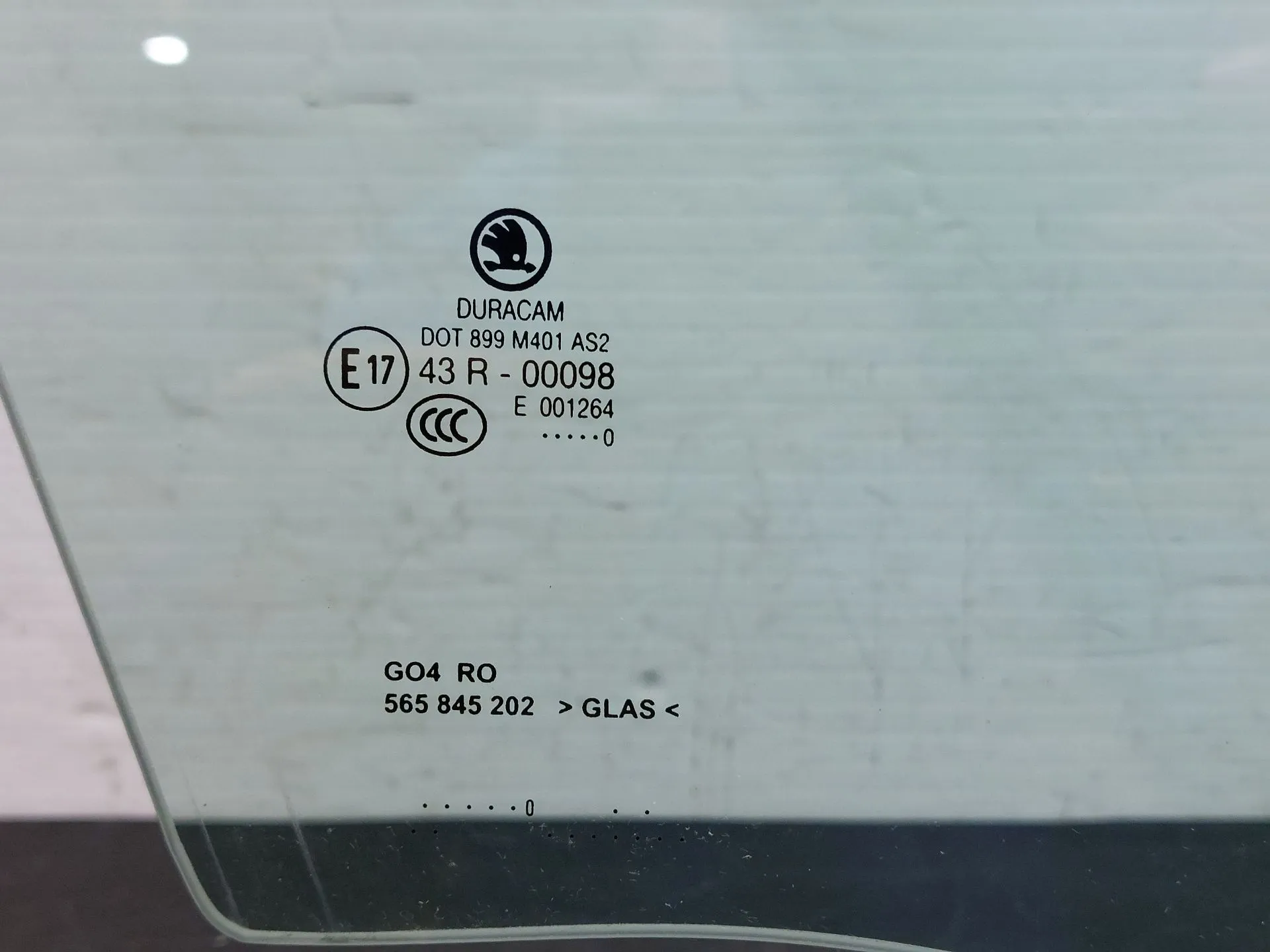Right front door glass SKODA Kodiaq (NS7) Imagem-2