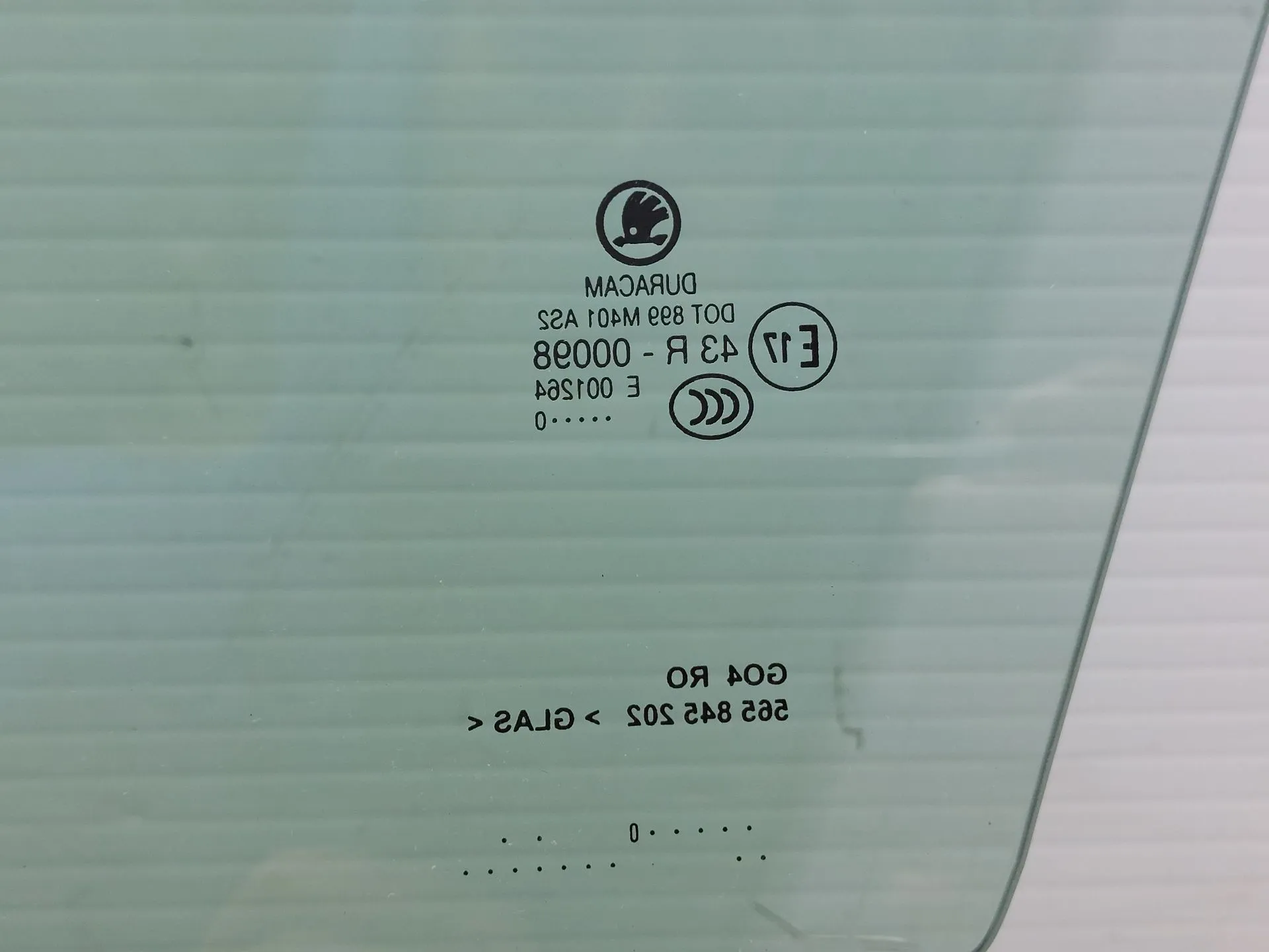 Right front door glass SKODA Kodiaq (NS7) Imagem-5