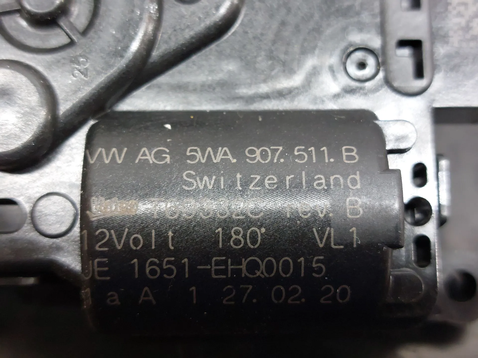 Motor da comporta da sofagem SKODA Kodiaq (NS7) Imagem-3