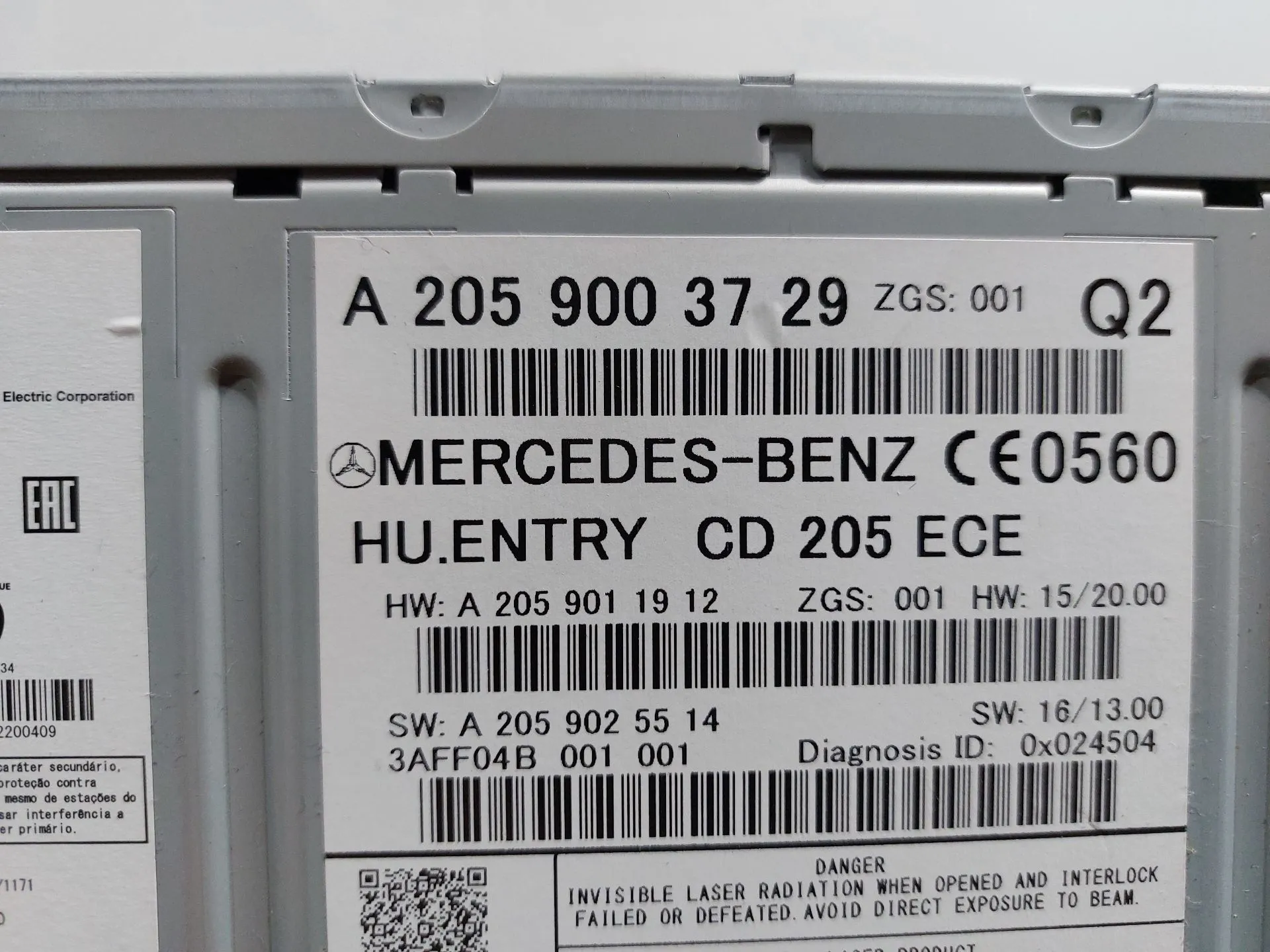 Rádio / auto-rádio MERCEDES-BENZ GLC Coupé (C253) Imagem-2