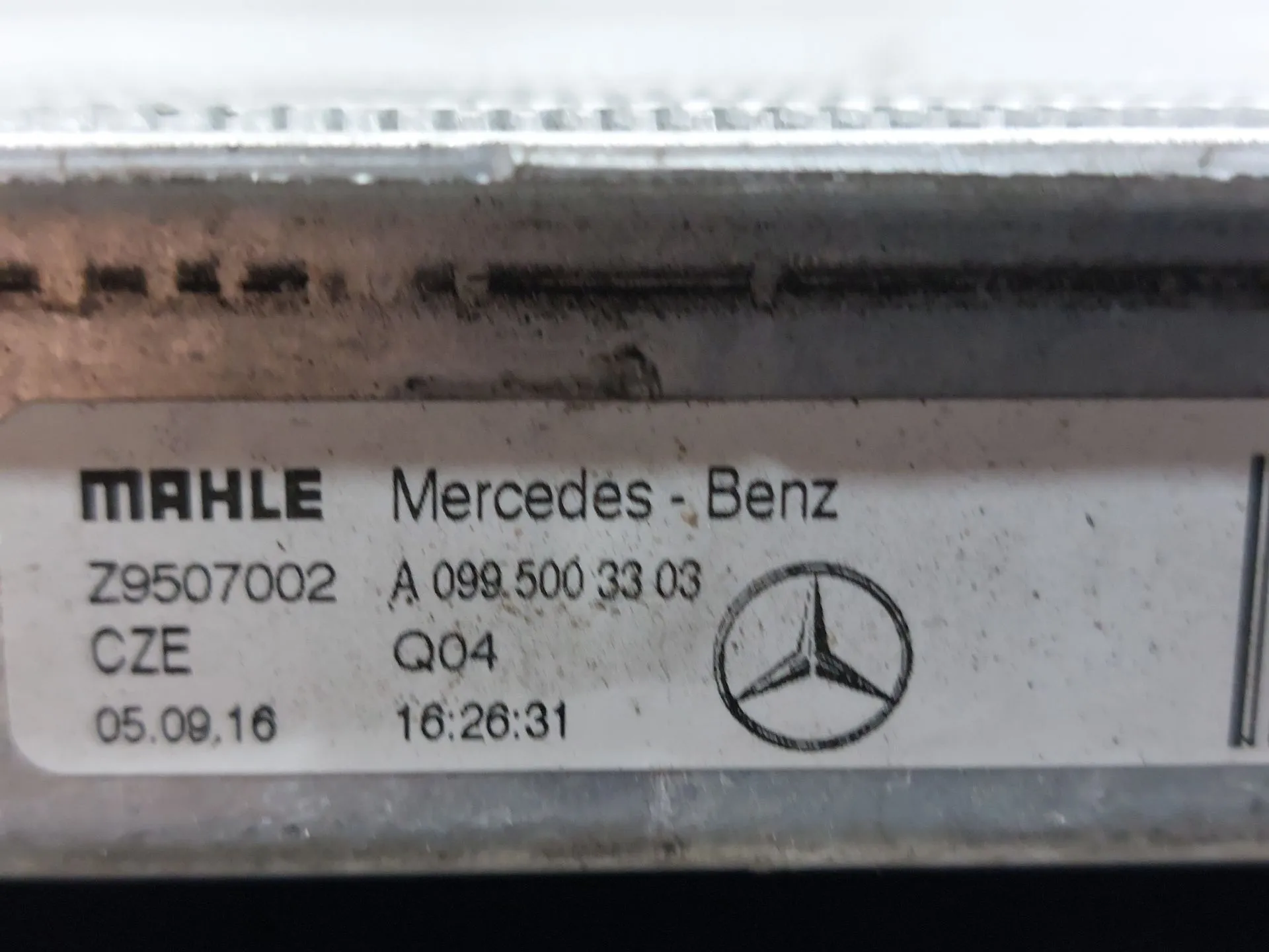 Radiador de agua MERCEDES-BENZ GLC Coupé (C253) Imagem-15