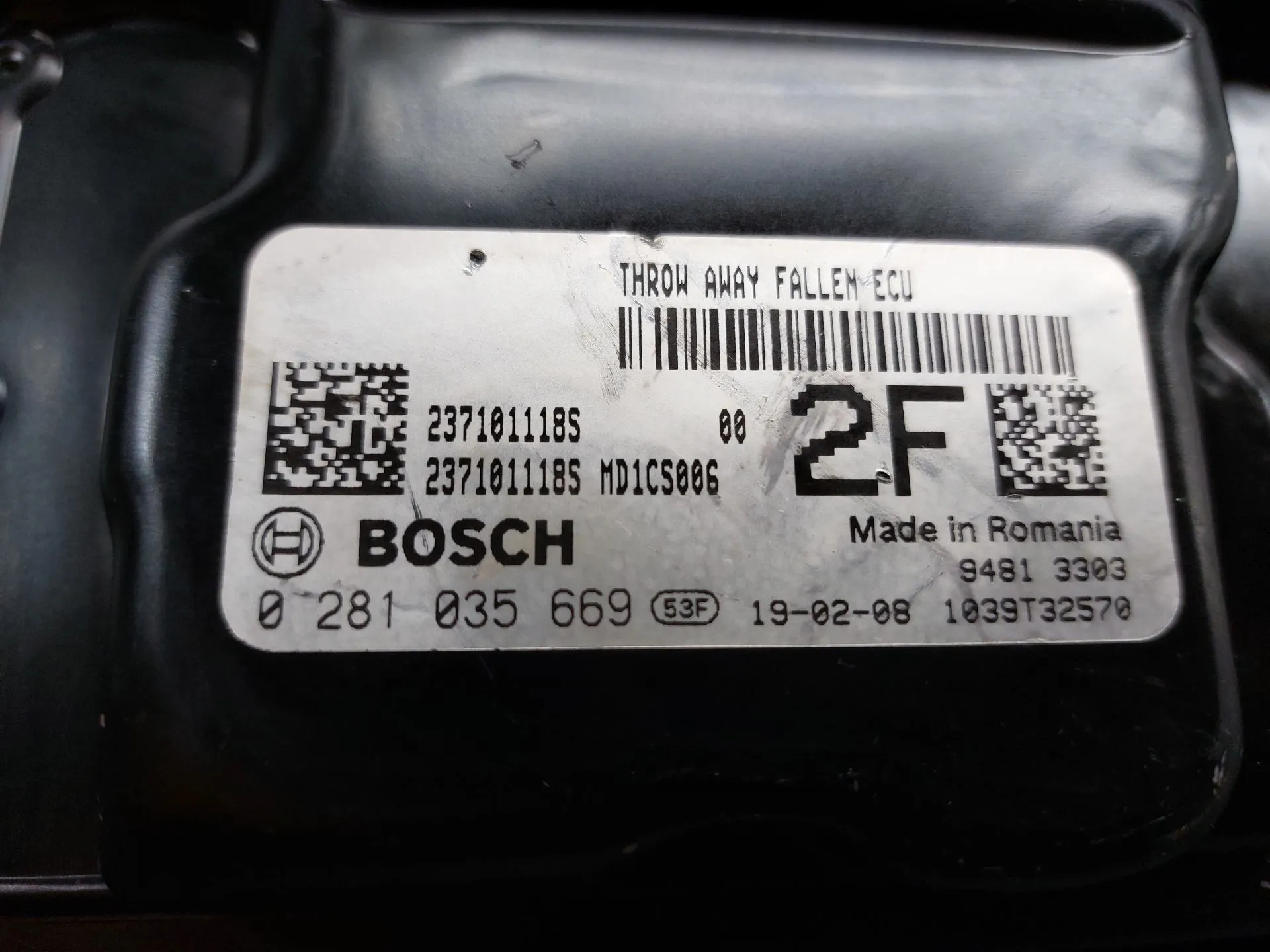 Centralina motor / ECU DACIA Duster (HM_) Imagem-1