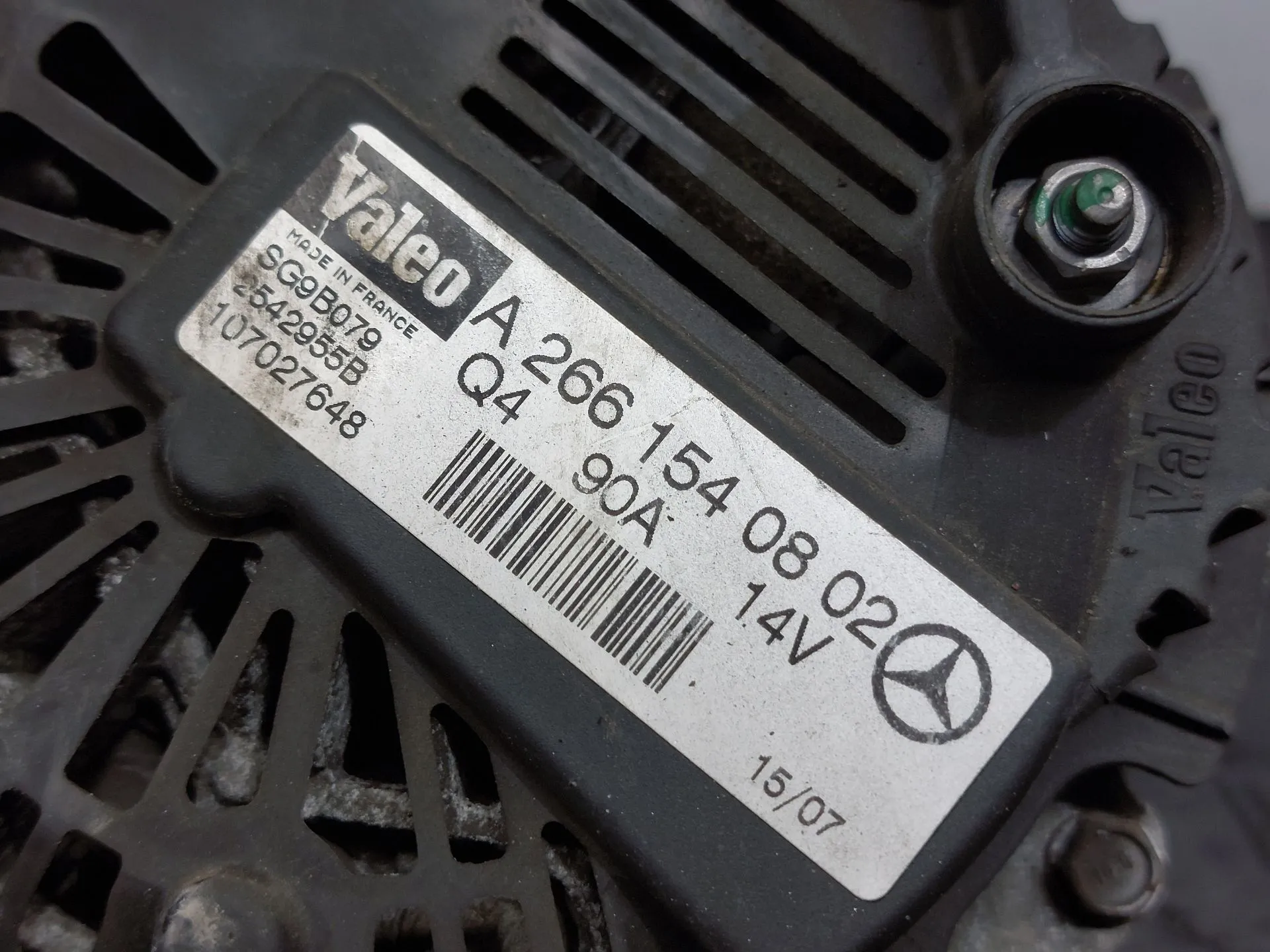 Alternador MERCEDES-BENZ Classe A (W169) Imagem-4