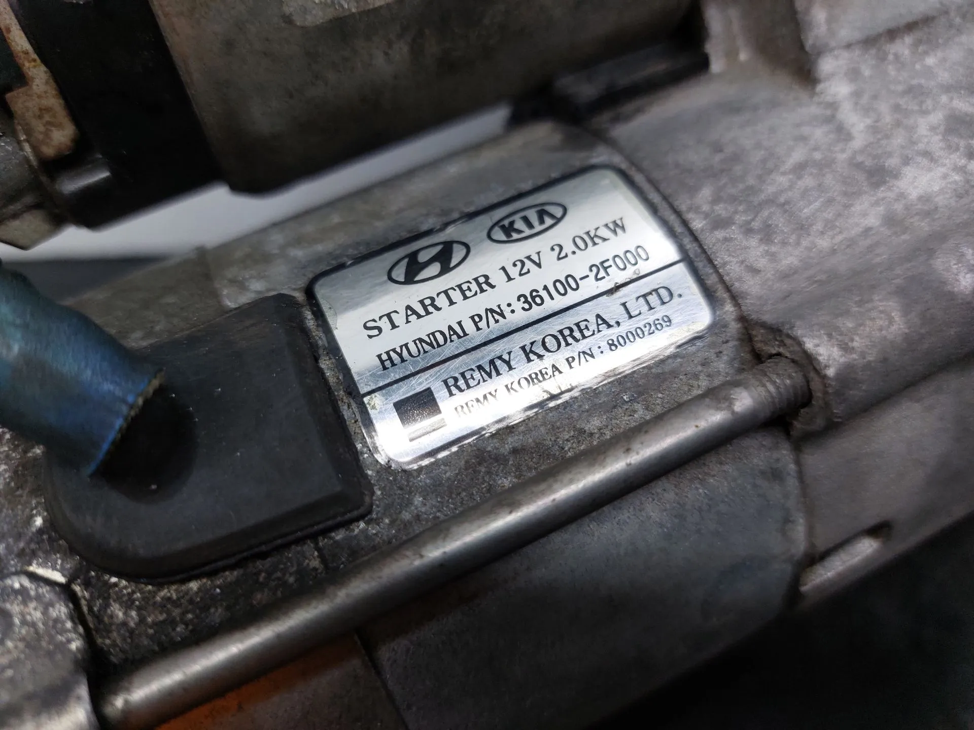 Motor de arranque HYUNDAI Santa Fé II (CM) Imagem-1