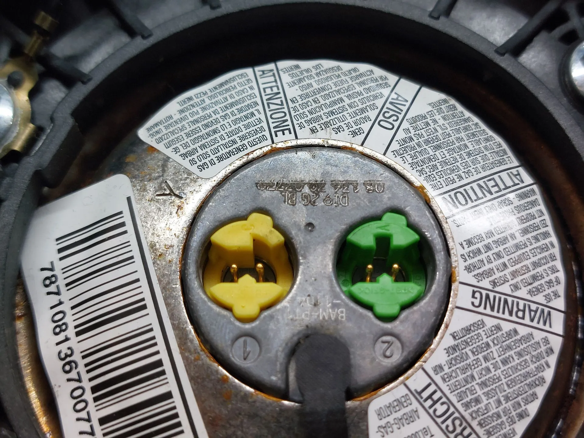 Steering Wheel Airbag FIAT Grande Punto (199_) Imagem-4