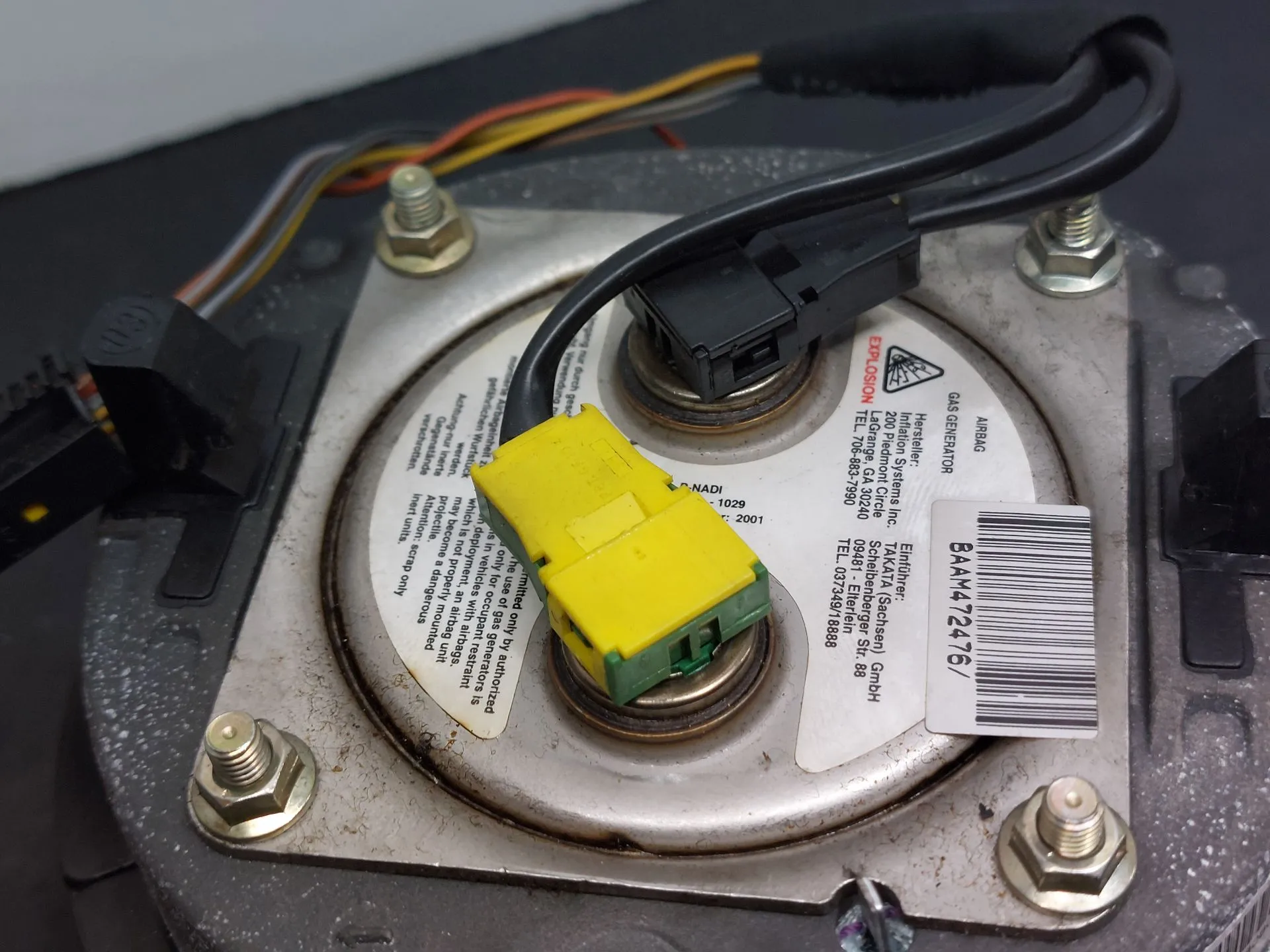 Airbag del Volante BMW 5 Touring (E39) Imagem-4